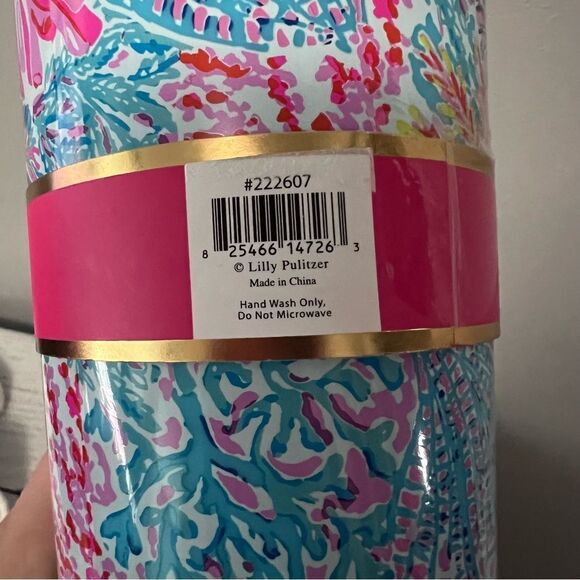 Lilly Pulitzer 24oz Splashdance Tumbler With Straw  NWT! - Picture 3 of 6